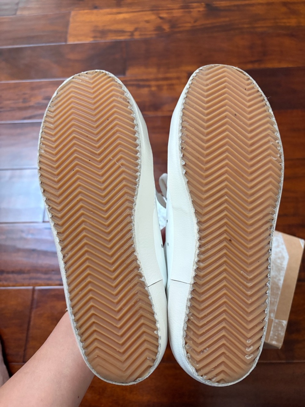 Golden Goose Superstar All White with Grey Star Gold Lettering Size 38 - Picture 6 of 7